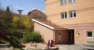 Förskolans byggnad.