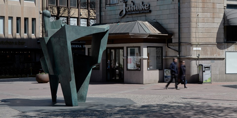 Konstverket Hoppets vision på Hoppets torg i Jönköping.