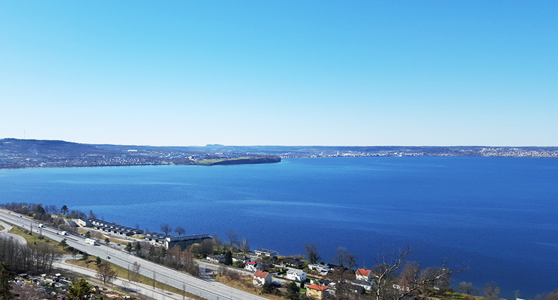 Utsikt över Vättern.