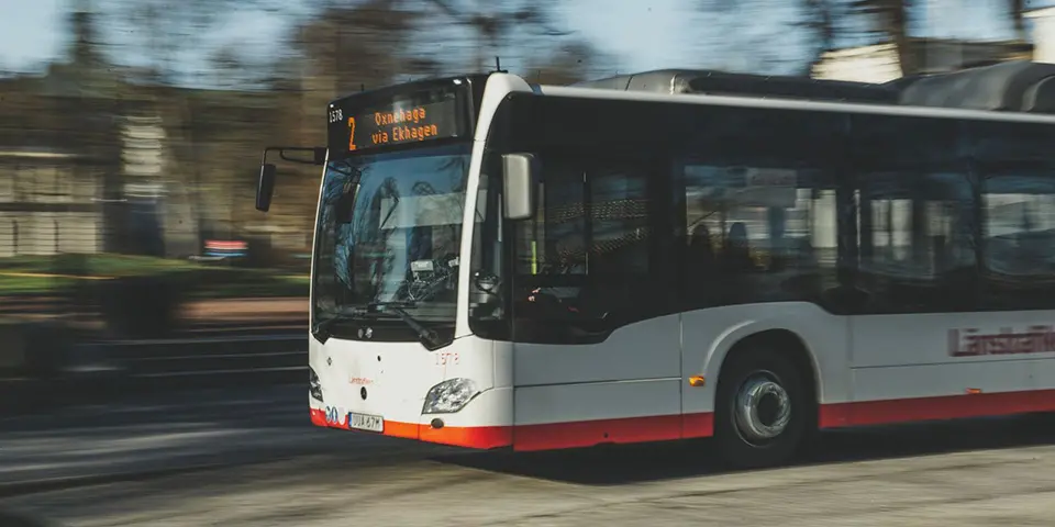 Stadsbuss i Jönköping.