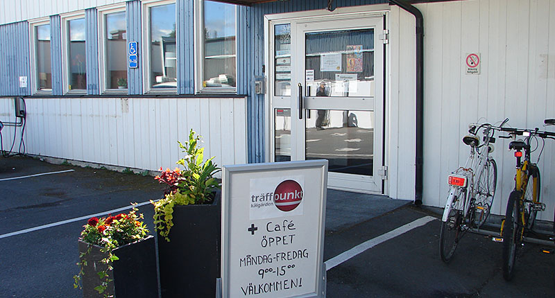 Entré till träffpunkt Kålgården.