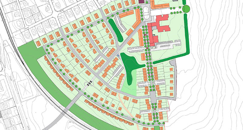 Utsnitt av illustrationsplan.