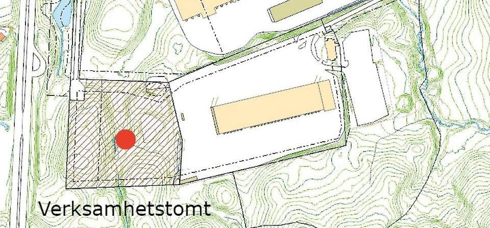 Närbild verksamhetstomt