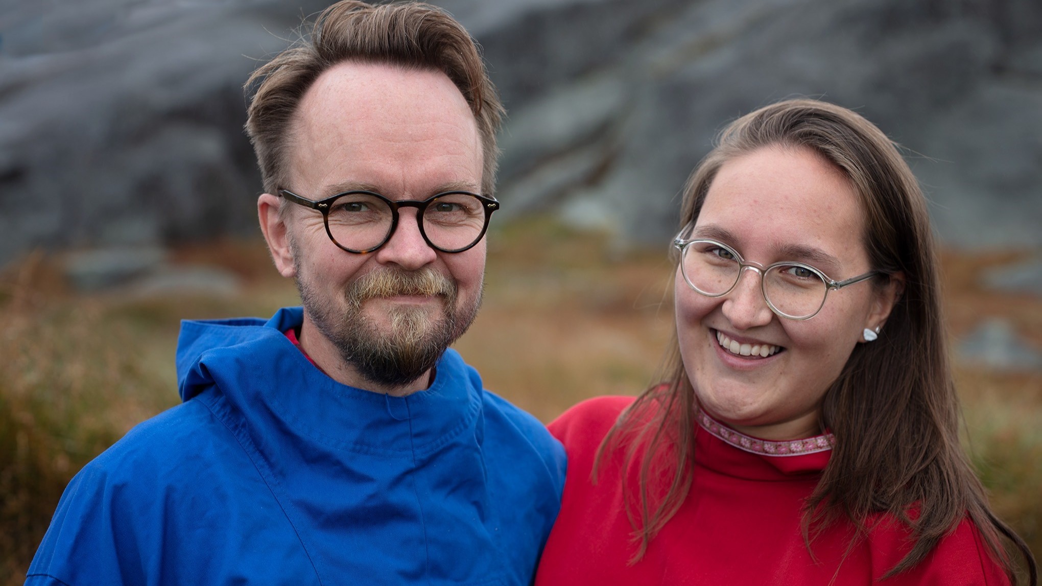 Porträtt av Mats Bjerde och Pipaluk Lind
