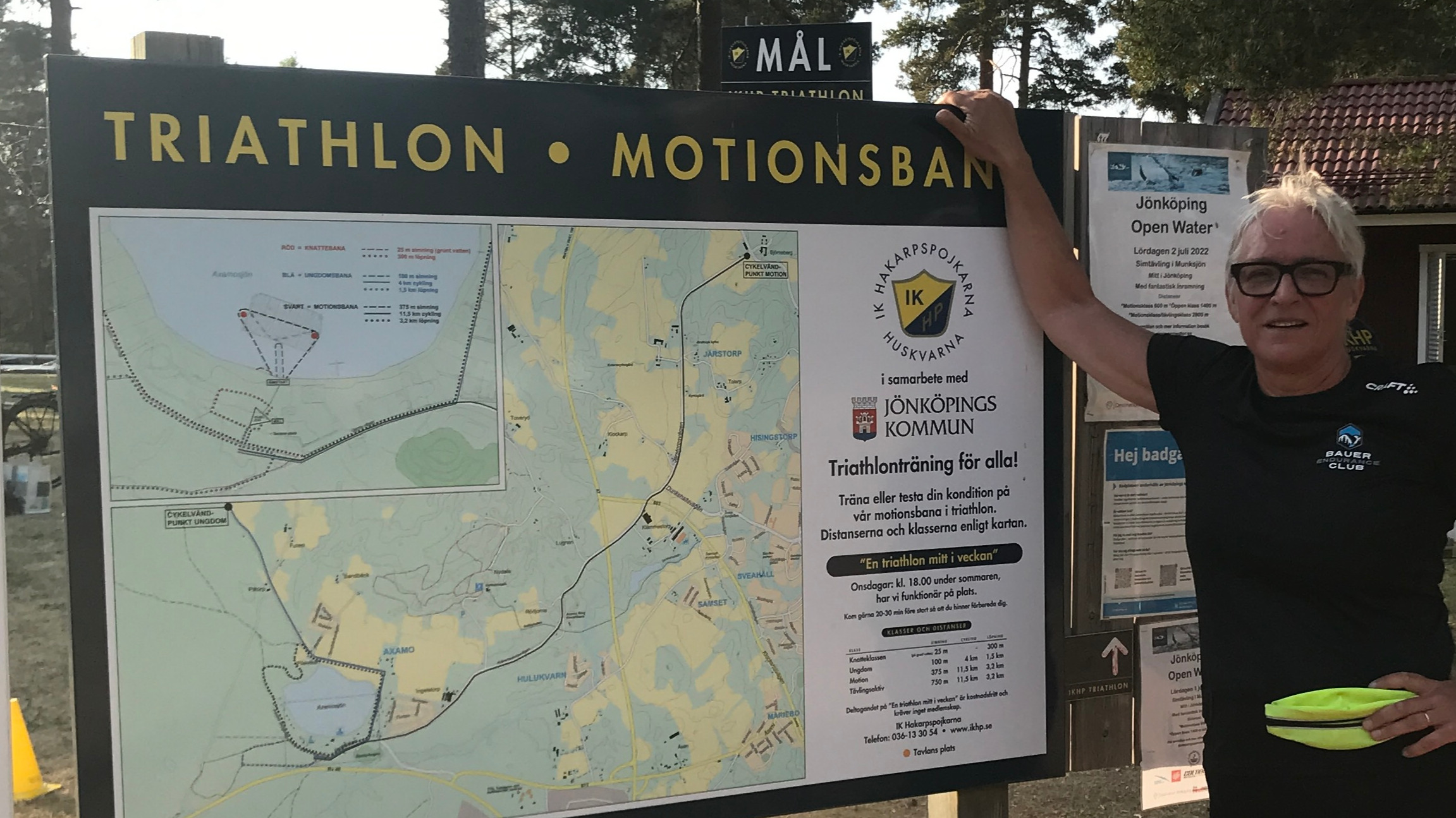 Triathlonbanan i Axamo