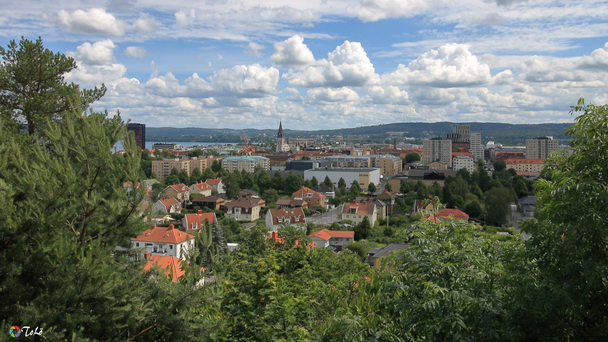 Utsikt över Jönköping väster