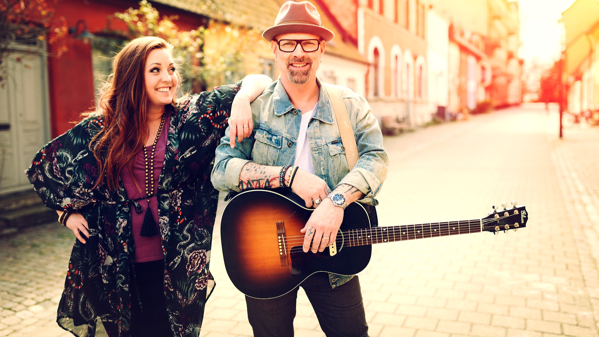 Bilden föreställer Tina och Fredrik
