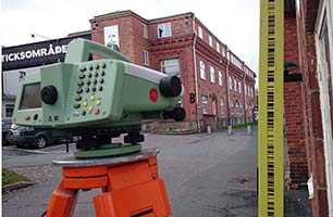 Mätinstrument som står uppställt vid tändsticksområdet i Jönköping.