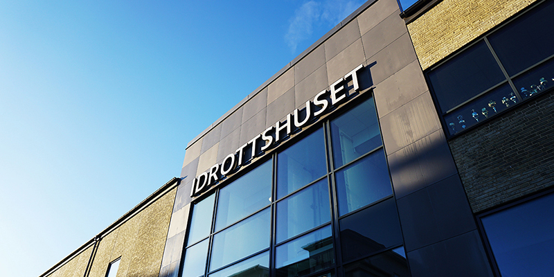 idrottshusets fasad